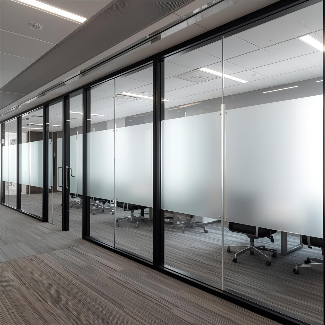 Eidora solaris, spécialiste des films de design et discrétion pour bureaux.
